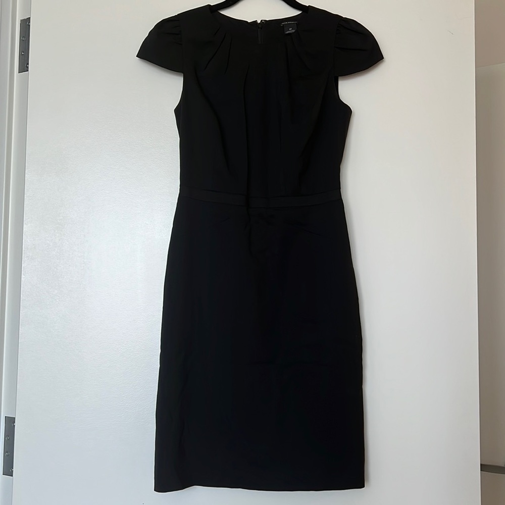Club Monaco Cap Sleeve Black Dress 00